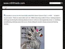 Tablet Screenshot of mthfrheds.com
